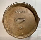 Vintage Lodge 12" Dutch Oven Cast Iron 3 Leg Pot with Handle, Lid Needs TLC
