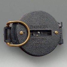 Vintage Plastic  Brass Hardware Engineer Directional Compass
