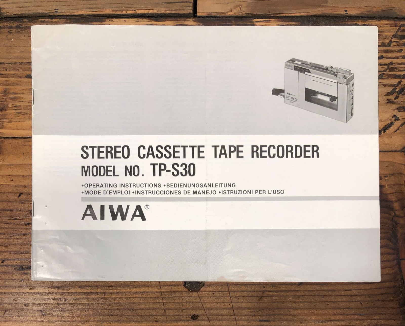 Aiwa TP-S30 vintage audio equipment - eBay listing photo 4