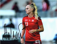 Switzerland Alisha Lehmann Autographed Signed 8x10 Photo COA #11