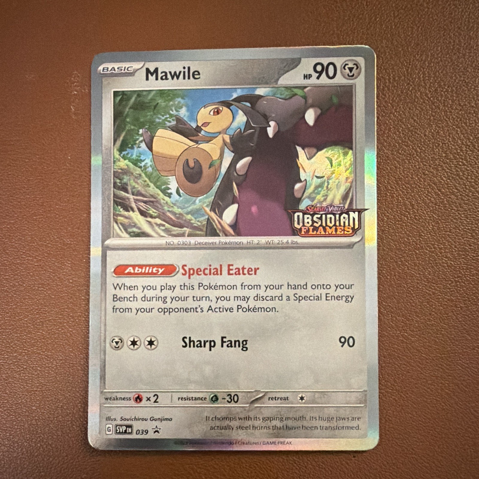 The Pokémon Company Mawile SVP 039 SV Promo Holo Prerelease Eng