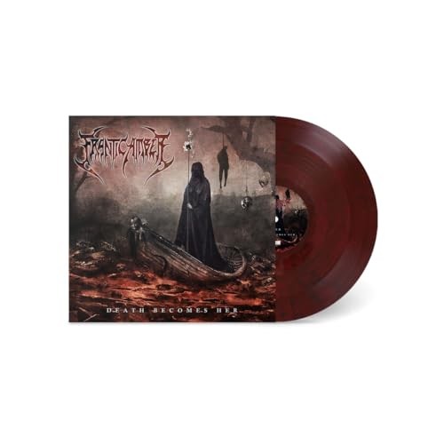 Frantic Amber - Death Becomes Her Bloodred Marbled - Vinyl Record - G72Z-image