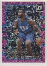 2017 Panini Donruss Optic Fast Break Pink Prizm 5/20 Jonathon Simmons #109 xr1