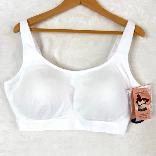 Shapermint Essentials Everyday Comfort Wireless Shaping BH Damen XL weiß NEU