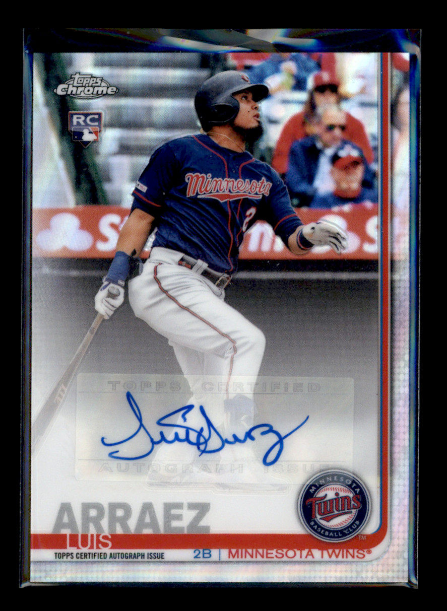 2019 Topps Chrome Update Target Auto Luis Arraez #CUA-LA Refractor RC