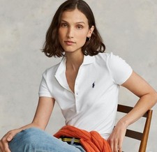 POLO DONNA RALPH LAUREN POLO, 3 COLORI, XS-L