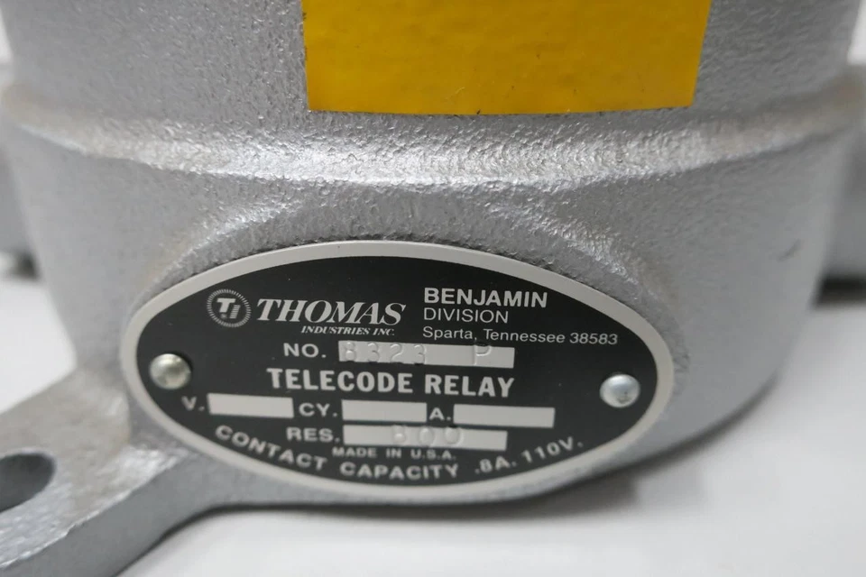 Thomas 8323 P Telecode Relay 120v-ac - Image 4 of 4