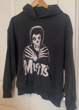 The Misfits Hoodie Skeleton Punk Rock Band Merch Jumper Sweatshirt Size Small
