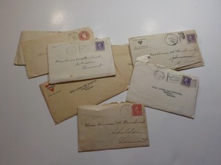 8 WW1 Letters 1st Marine Regiment To Wife Johnson Weldon Vermont Lot USMC WWI