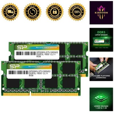 Silicon Power 16GB (2x8GB) 1600MHz SODIMM RAM for MacBook Pro/iMac Compatibility