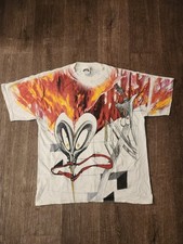 RARE Vintage 1999/1990s All Over Print AOP Pink Floyd The Wall Shirt L Large