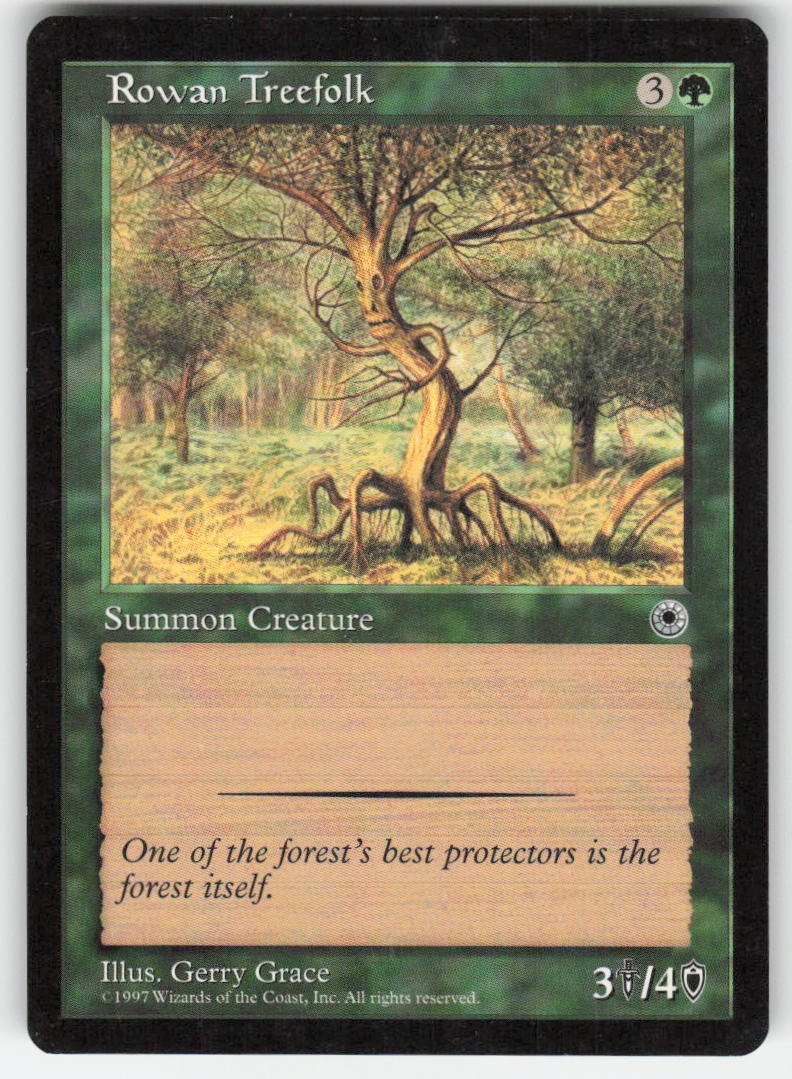 1997 Rowan Treefolk Portal #184 MTG