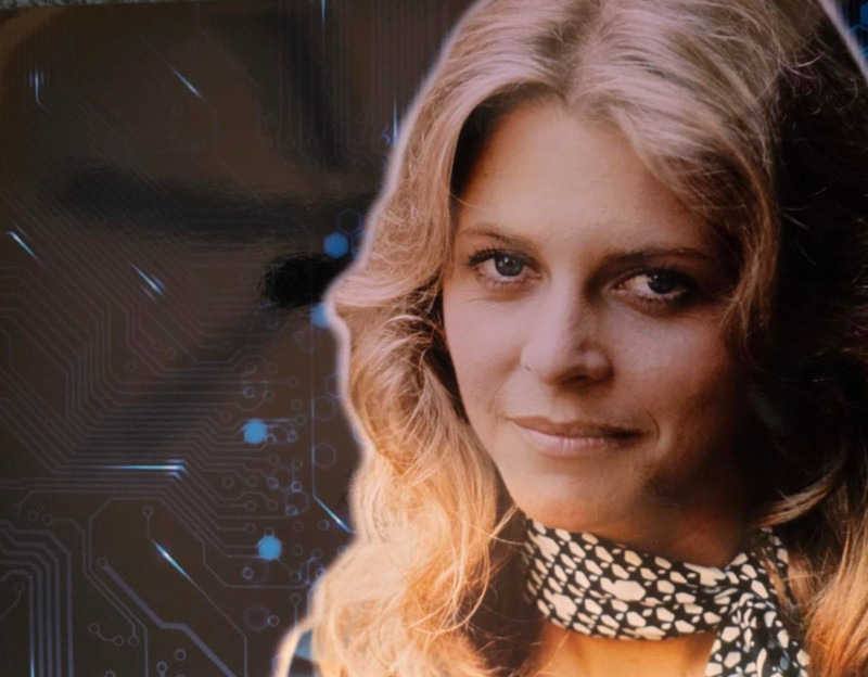 Lindsay Wagner Vintage 8x10 Color Photo The Bionic Woman