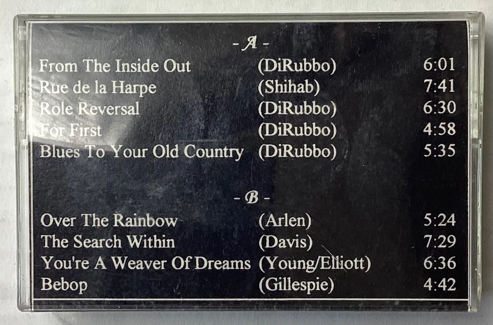 Mike DiRubbo Quintet - S/T (Cassette, 1994) Jazz Private Press Saxophone Foto 2 de 4