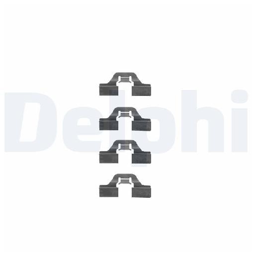 ZubehöRsatz Scheibenbremsbelag FüR Audi A8 4D 4.2 95 Bis 02 Delphi APR RN-image