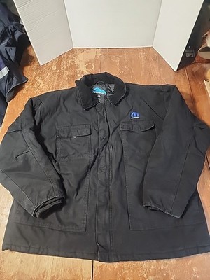 RARE Tri Mountain Mopar Full Zip Black Jacket Coat Size Men's XL Insulated GUC 