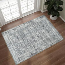 Entryway Rug 2X3, Washable Non Slip Door Mat Indoor Entrance,Low Pile Soft Non S
