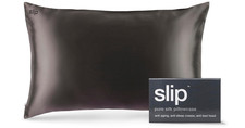 Slip Silk Queen Pillowcase In Charcoal