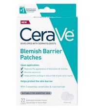 CeraVe Hydrocolloid Blemish Patches, Oil Absorbing Spot Control w/ Ceramides and