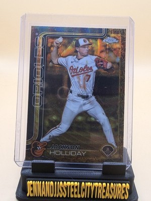 Jackson Holliday 08/75 2025 Topps Gilded #189 Gold /75 Orioles
