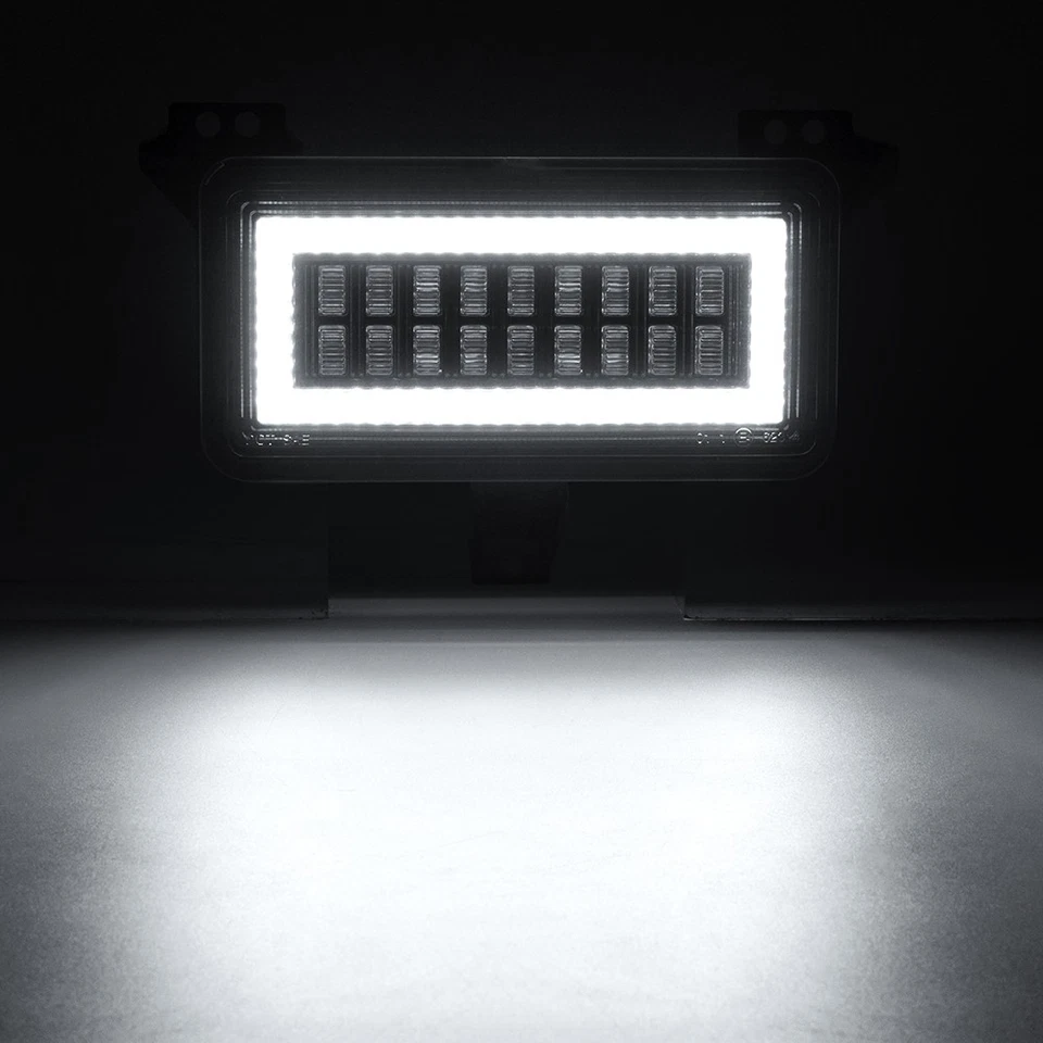 For Chevy GMC C/K Pickup Truck Smoked Switchback LED Signal Blinker Corner Light - Image 3 of 4