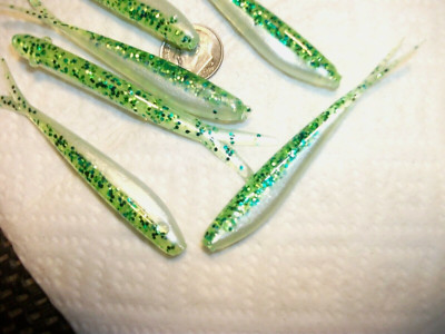 60-3''-crappie-bass-soft minnows-jigs-grubs-baits-lure-flukes-split tails-scented
