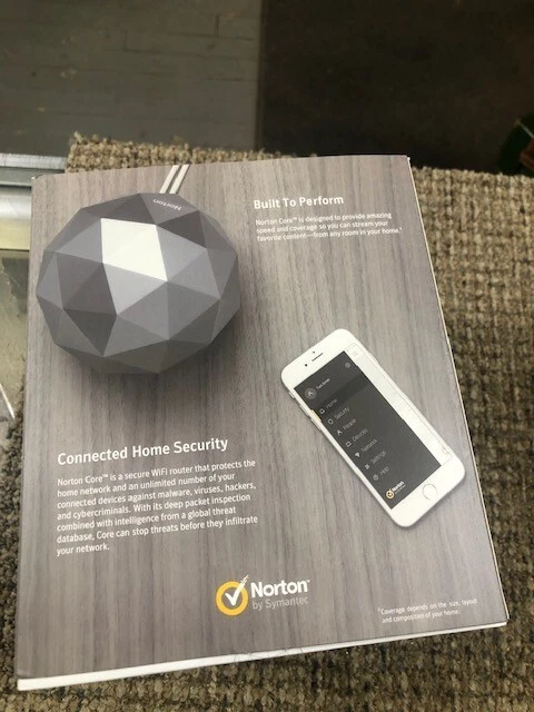 BRAND NEW SEALED Norton Core Secure WiFi Router 517 Granite Grey - Image 2 of 4