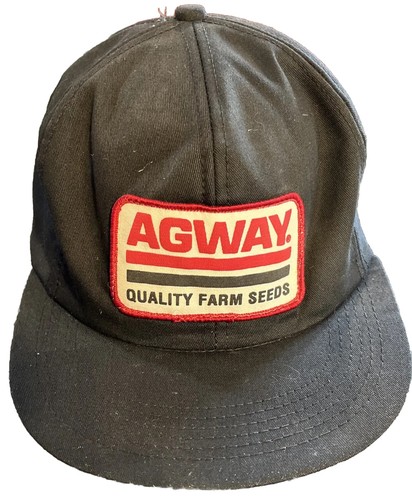 VTG Agriculture Agway Quality Farm Seeds Patch K Brands Snapback Cap Hat