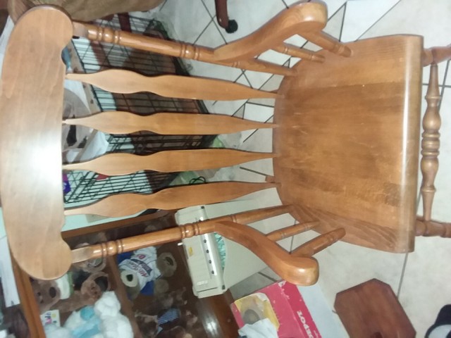 antique rocking chair great condition comfortable one owner well taken