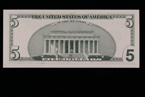 $5 1999 GEM CU Star Federal Reserve Note BE06675126* LOW 320K Print, Richmond E5 - Picture 3 of 3