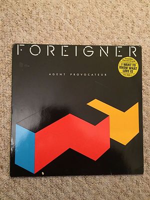 Original Agent Provocateur von FOREIGNER Vinyl 12'' LP Schallplatte 
