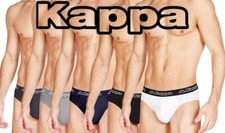 KAPPA SLIP PACCO DA 6 MUTANDE DA UOMO BRIEFS COTONE ELASTICIZZATO K1111