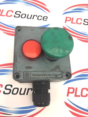 TELEMECANIQUE XAPM-1202 ZBE-101 CAST METAL ENCLOSURE 