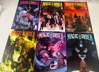 The Magic Order 4- (6) Issue Set (Image 2023) Mark Millar Dike Ruan