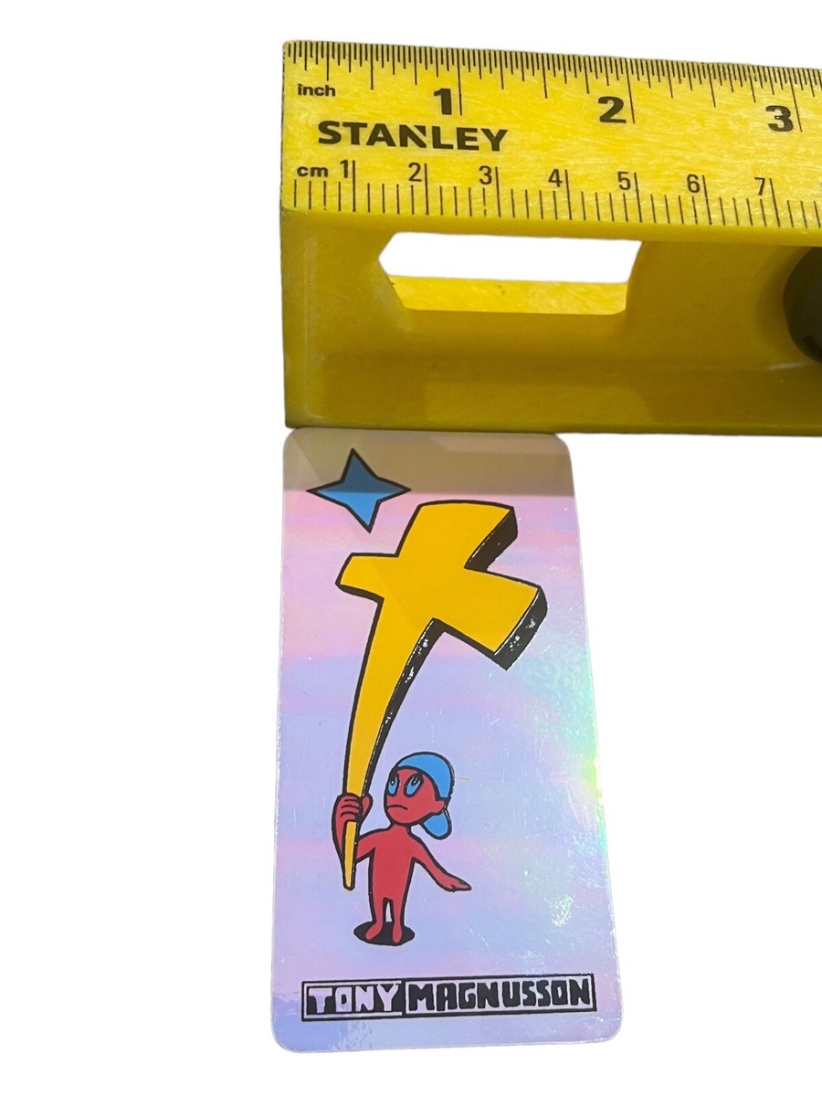 VTG 1989 H-Street Skateboard Co Tony Magnussen sticker- Powell 
