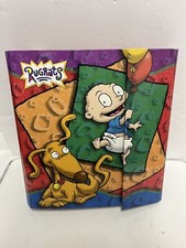 Vintage 2000 Y2K Nickelodeon  s Rugrats 3-ring Binder