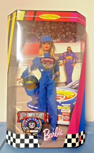 Vintage Barbie 50th Anniversary NASCAR Barbie  NRFB