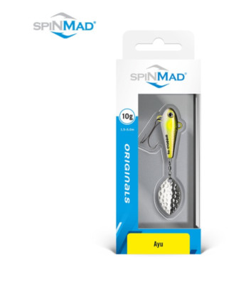 SpinMad Lieblingsköder Jigspinner Original Ayu 4,6,10,14,18,35g Spinner Barsch