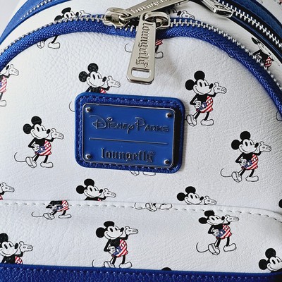 Disney Parks Mickey Mouse Americana Patriotic USA Loungefly  display picture 2