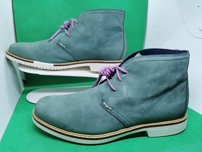 Cole Haan Mens Size 10M Green Leather Lace Up Ankle Chukka 