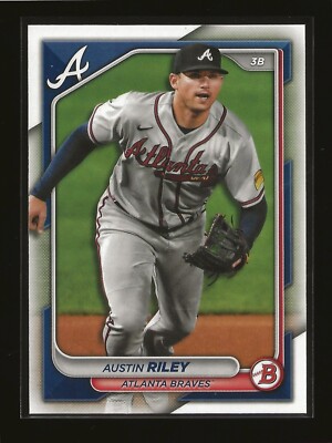 Sign Cards Austin Riley 2024 Bowman Base Card Austin Riley Atlanta Braves (#58) | eBay