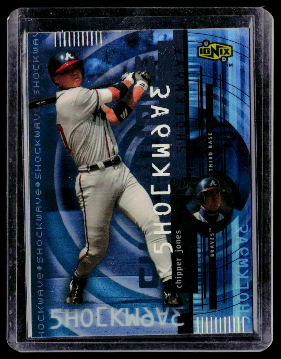 2000 UD Ionix #S9 Chipper Jones Shockwave