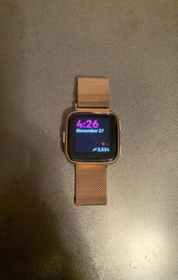 fitbit versa lite peach