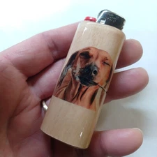Dog Smoking Lighter Case Holder Sleeve Cover Fits Bic Lighters