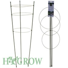 Conical Plant Support Cage Frame Metal Circular Border Flower Garden Plant 90cm