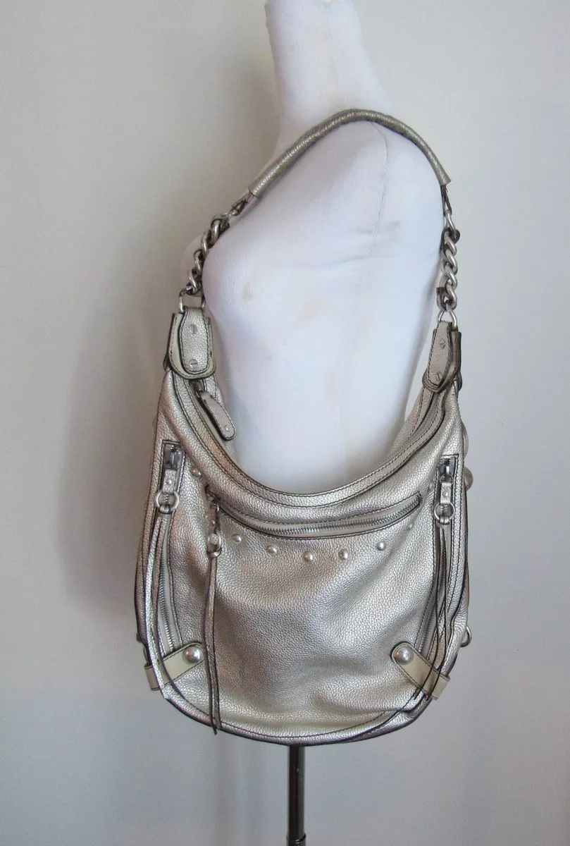 Womens Faux Leather Single Handle Hobo Shoulder bag Purse w/Silver Hardware  | eBay