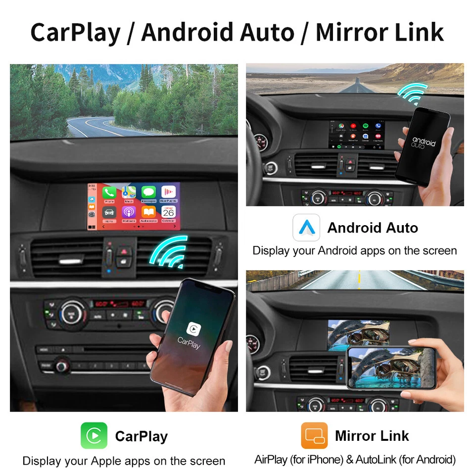 Wireless CarPlay Android Auto Interface für BMW With CIC X3 F25 Z4 E89 - Bild 4 von 4