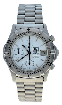 TAG Heuer クォーツ腕時計 シルバー RARE Men's 38mm Tag Heuer 2000 Series Auto Stainless Steel LWO 283