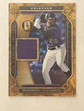 2023 Panini Chronicles - Warming Bernabel - Gold Standard Swatches  Purple Patch