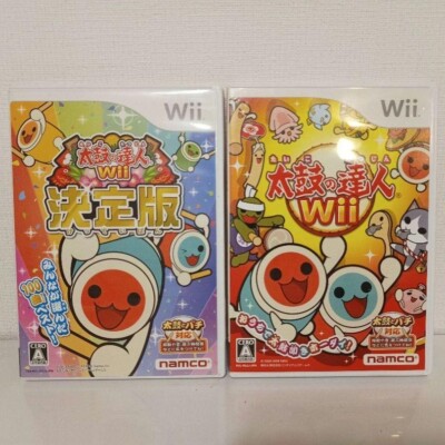 Taiko no Tatsujin & Ketteiban 2 Spiele Set Nintendo Wii Japanisch Ver Getestet